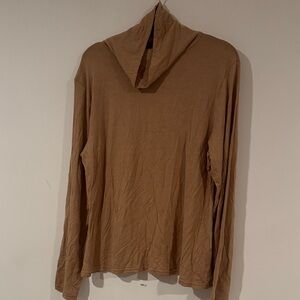 Tan Long Sleeve Turtle neck